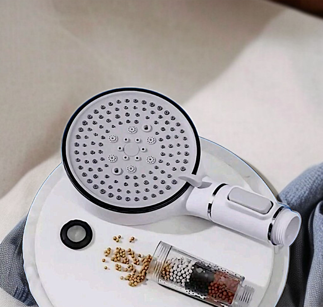 "Healthy Bath Time" Water Filtering Shower Head