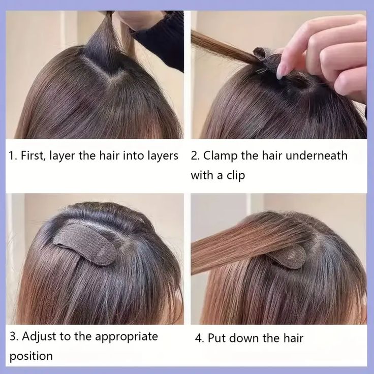 "Bump Me Up" The Invisible Volumizing Hair Clips