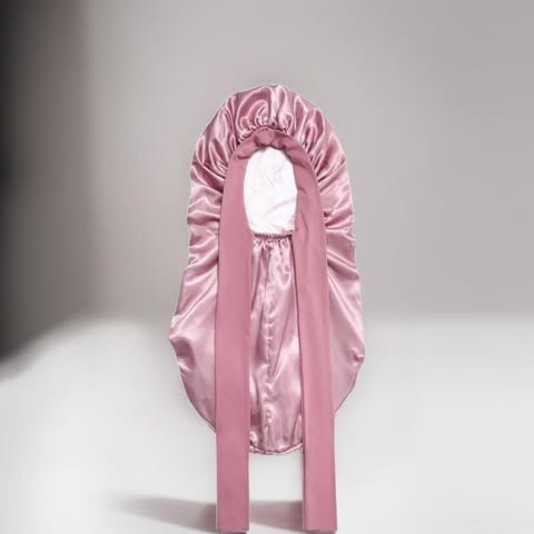 "Camara" The Glamorous Satin Long Bonnet