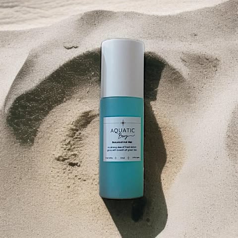 "Aquatic Breeze" Lemongrass & Green Tea Hair Mist Spray