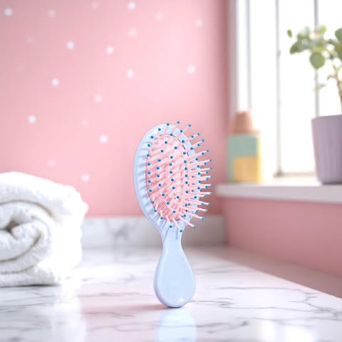 "Mila" The Blue Mini Portable Brush