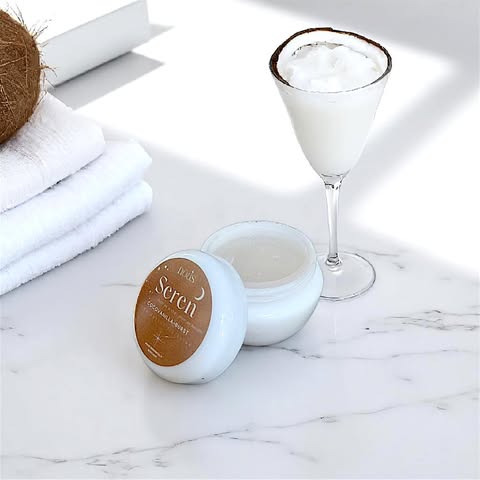 "Seren" Coco-Vanilla Burst Lip Scrub