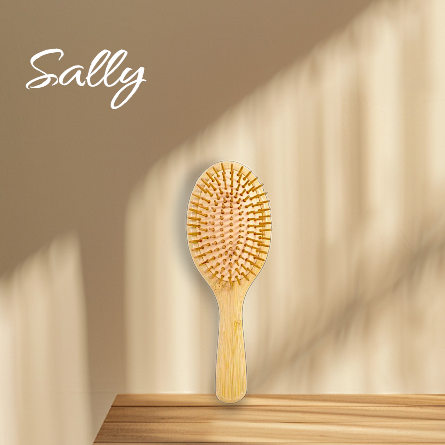 "Sally" The Oval Bamboo Brush